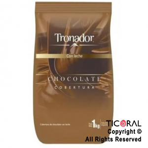 CHOCOLATE COBERTURA LECHE TRONADOR X 1 KG x 1